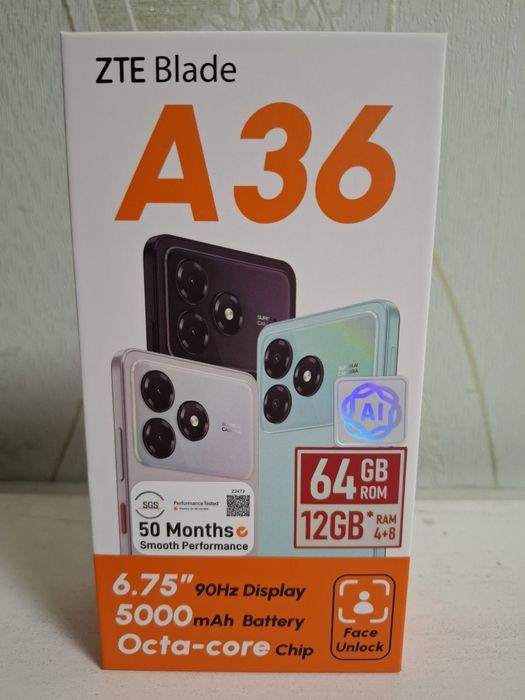 Продам телефон ZTE Blade A36