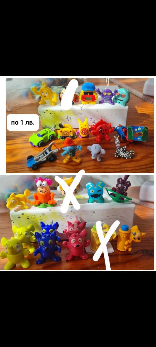3.Киндер играчки от шоколадови яйца ( Kinder Surprise)