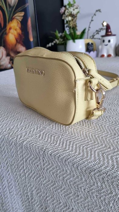 Дамска чанта Valentino Special Martu; жълта