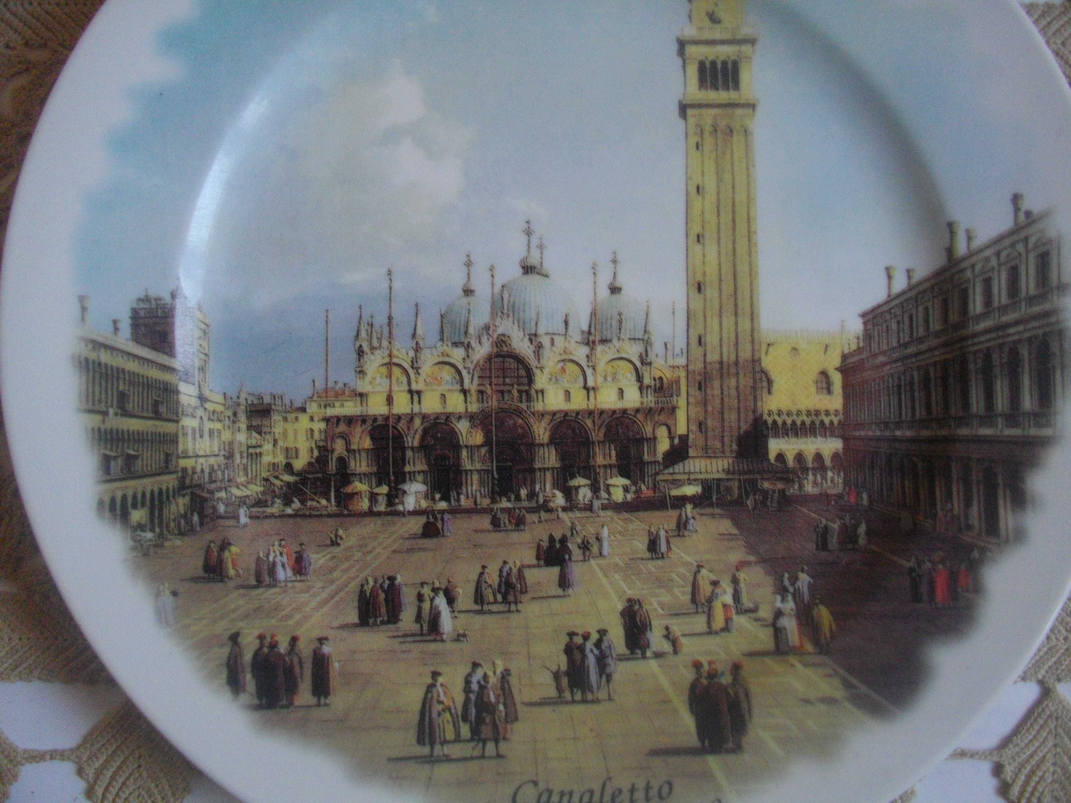 ф260мм-Нова-Canaletto - Venezia - S.Marco-Порцеланова Чиния-Италия