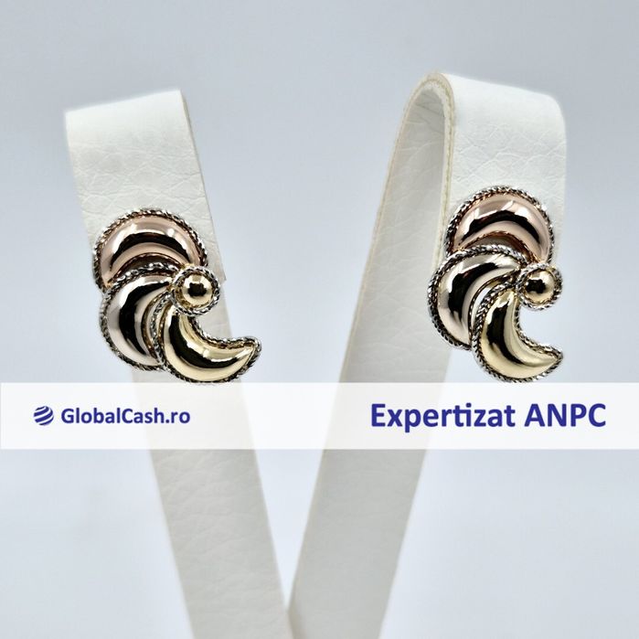 Cercei din aur de 14k, 2.50g | GlobalCash.ro #GR114000