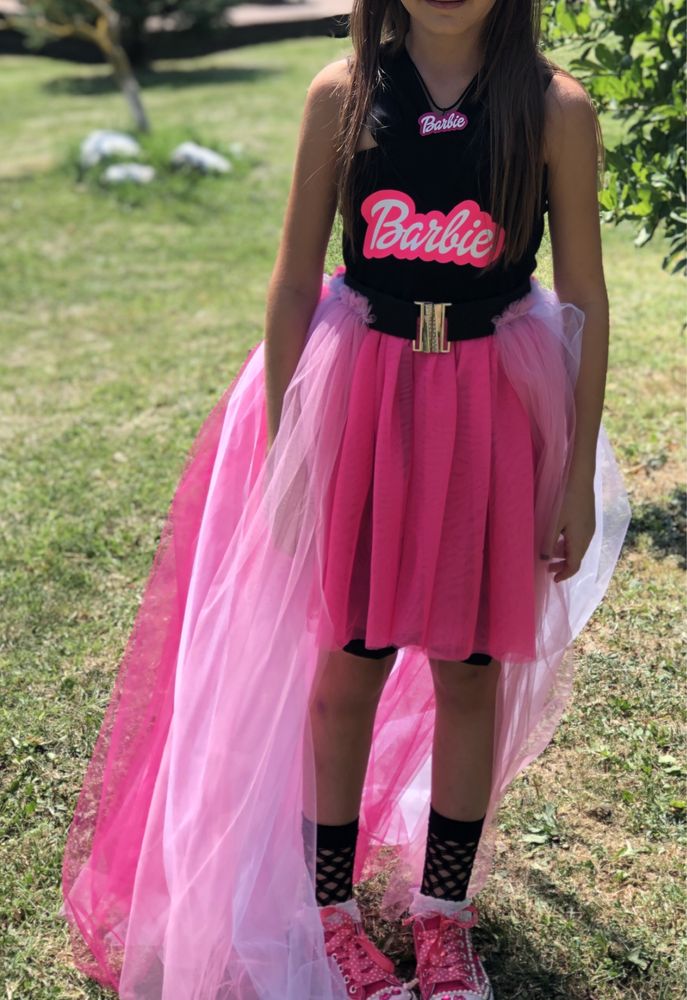 Rochita tulle Barbie roz