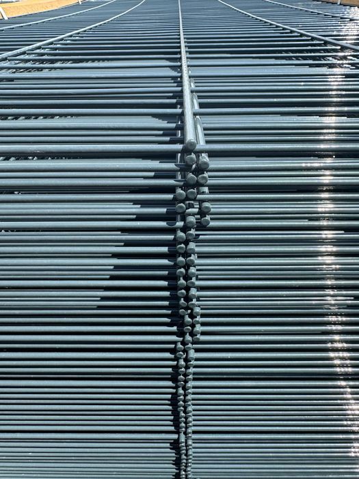 Panou Bordurat verde / gri antracit dublu fir 2d 5/4/5mm - super pret!