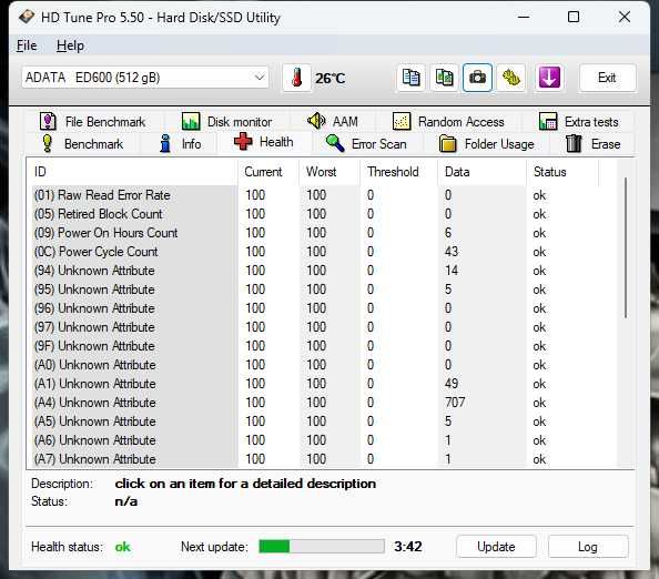 Ssd Kingston Black 512 Giga + Adaptor Adata Ed 600