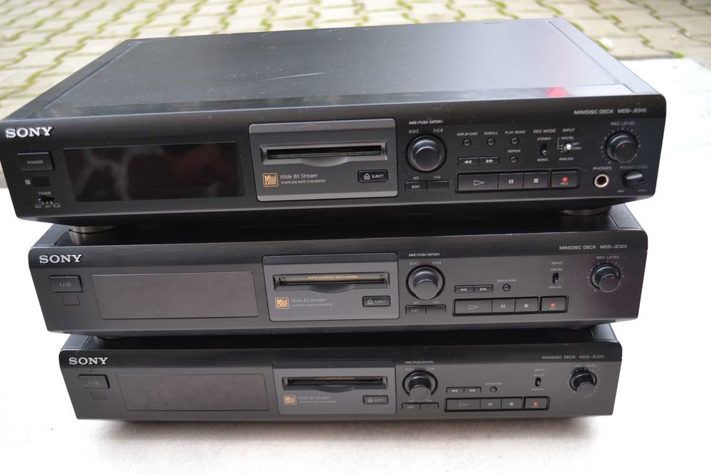 Minidisk  player  Sony   mds je510 / je320  defecte