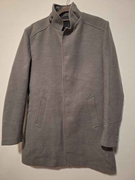 Palton de barbati gri marimea L