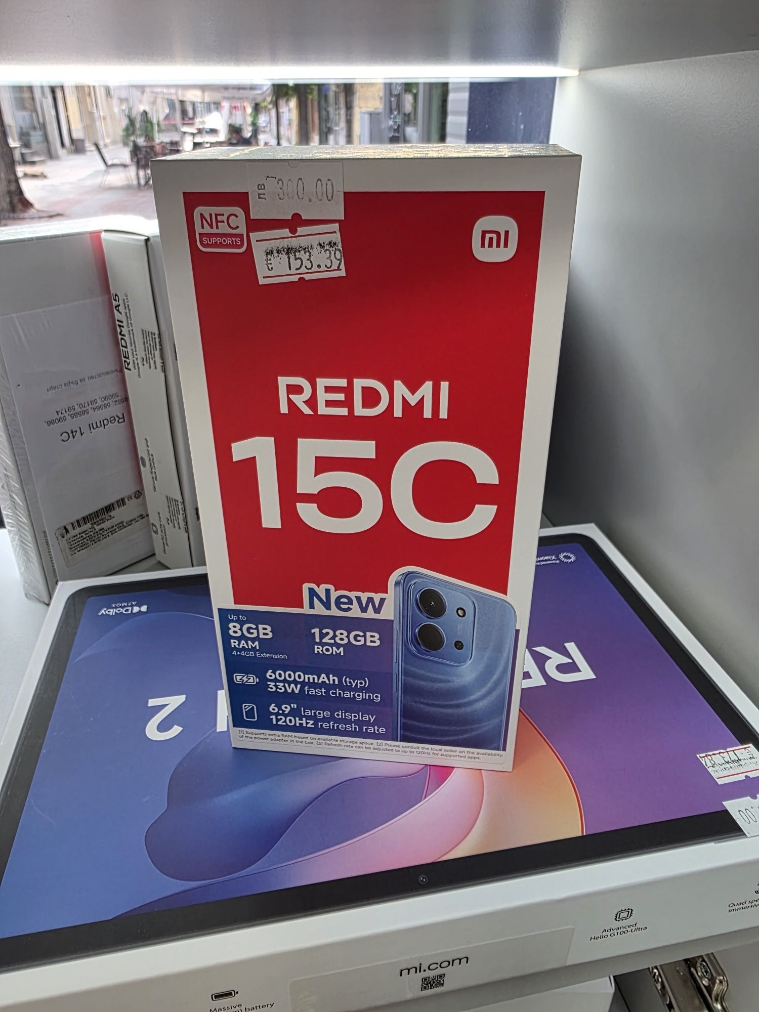 Нов Xiaomi Redmi 15C 8GB RAM 128GB ROM 6000mAh 33W NFC