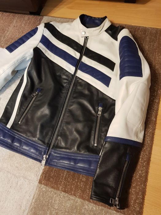 Geaca de piele Calvin Klein stil moto