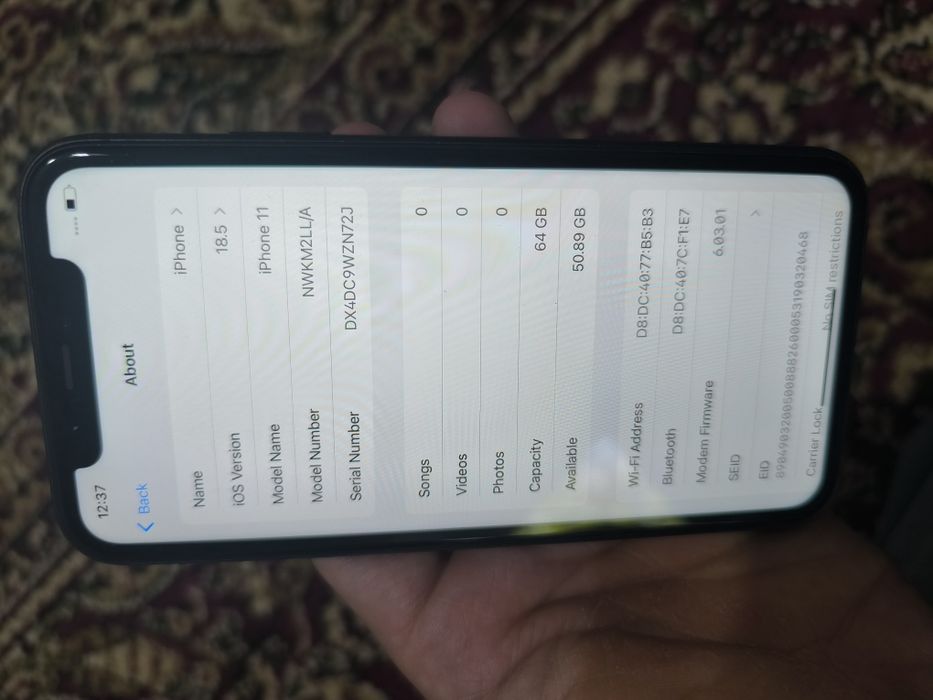 Iphone 11 LL/A 64 gb