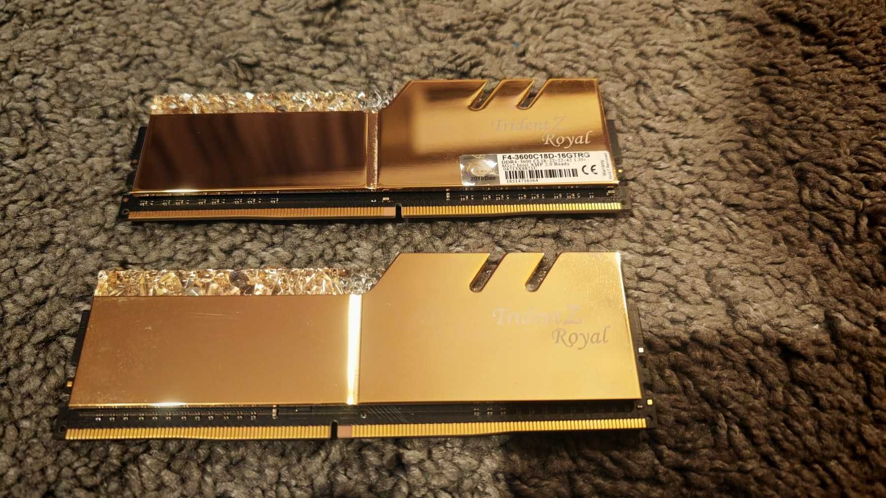 Рам памет G.SKILL Trident Z Royal Gold 16GB (2x8GB) DDR4 3600MHz