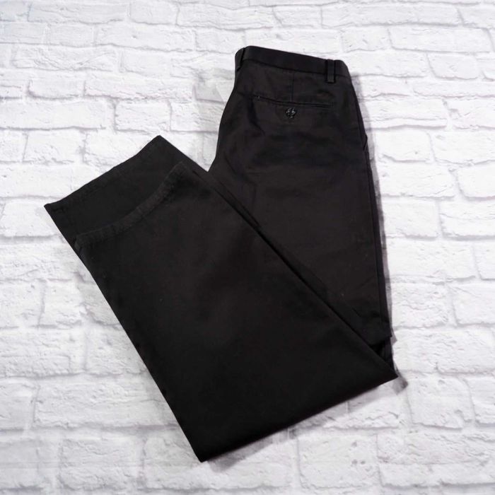 Брюки / Slacks Dockers D2 Teflon чёрные размер W33 L34 100% хлопок