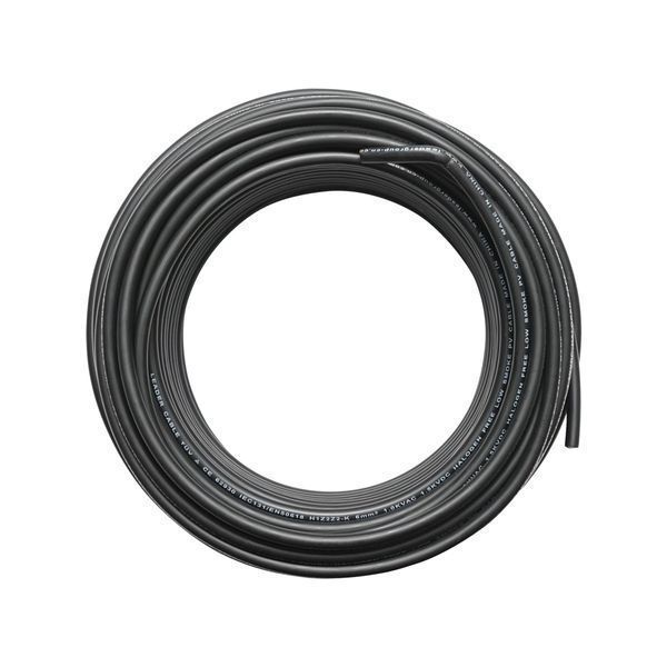 Кабел за соларен панел 6мм x 50м черен 1.5kv, h1z2z2-k breckner german