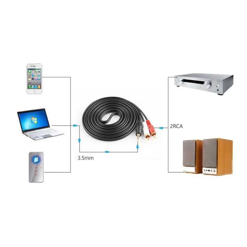 Нова версия Блутут 5.0 АУКС аудио адаптер Bluetooth 5.0 AUX adapter