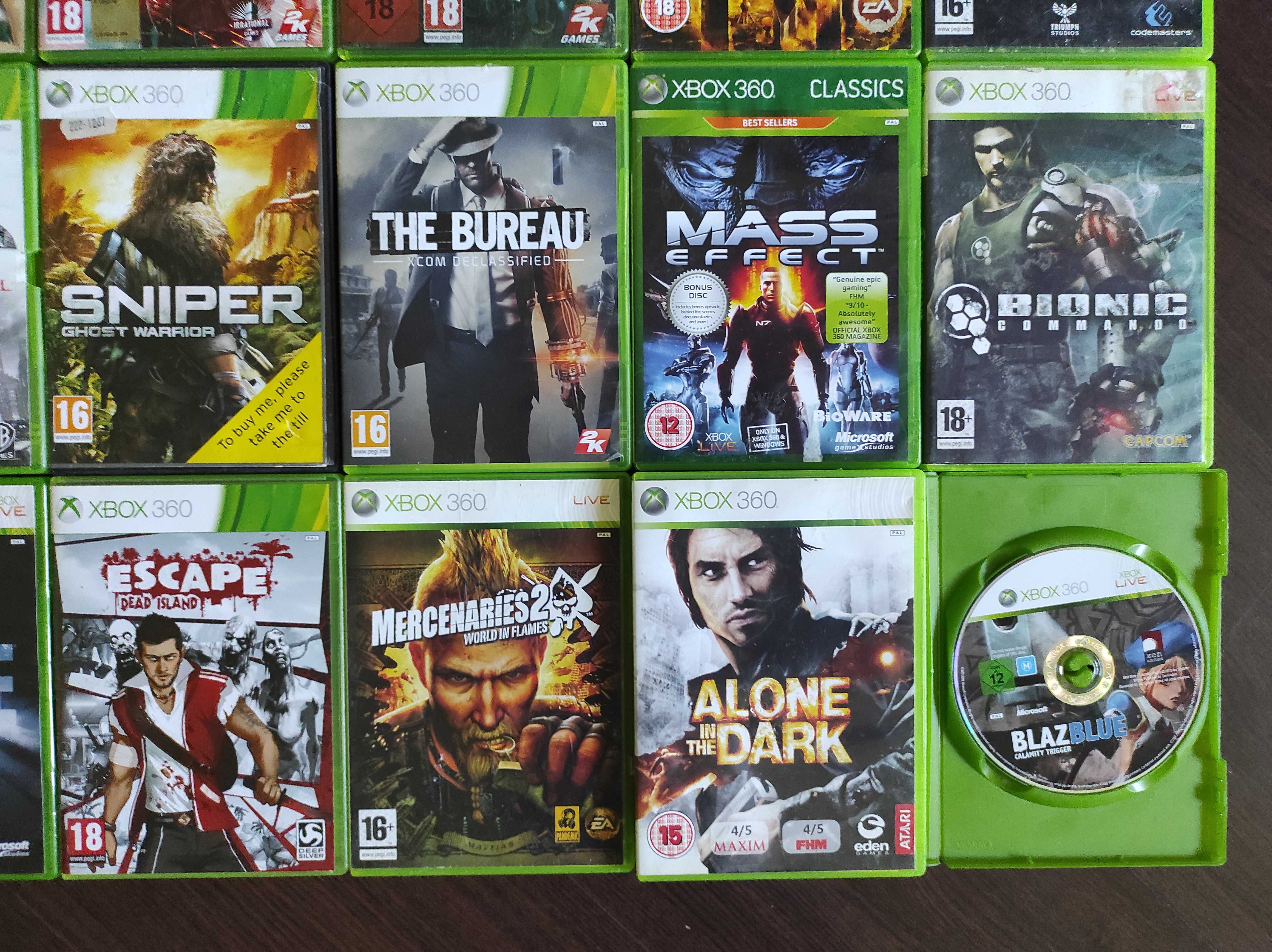 Xbox 360 The Bureau Alan Wake Batman Bioshock Mass Effect Top Spin