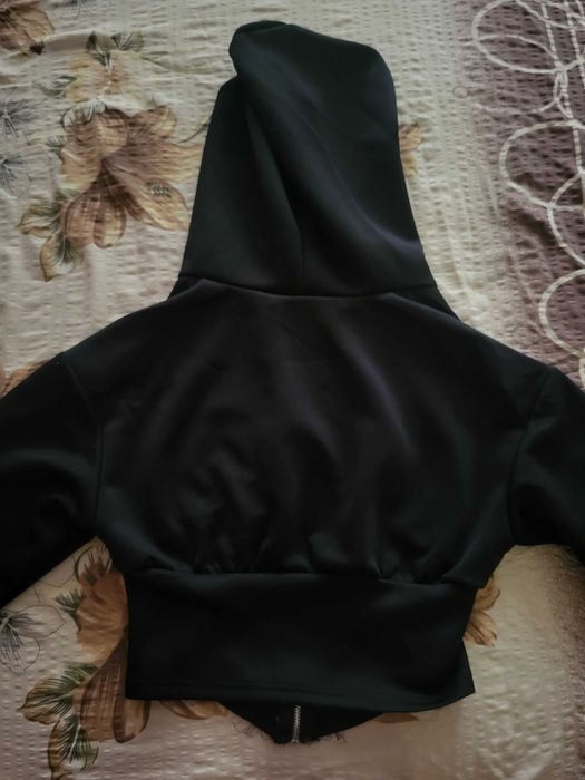 Черно горнище с качулка