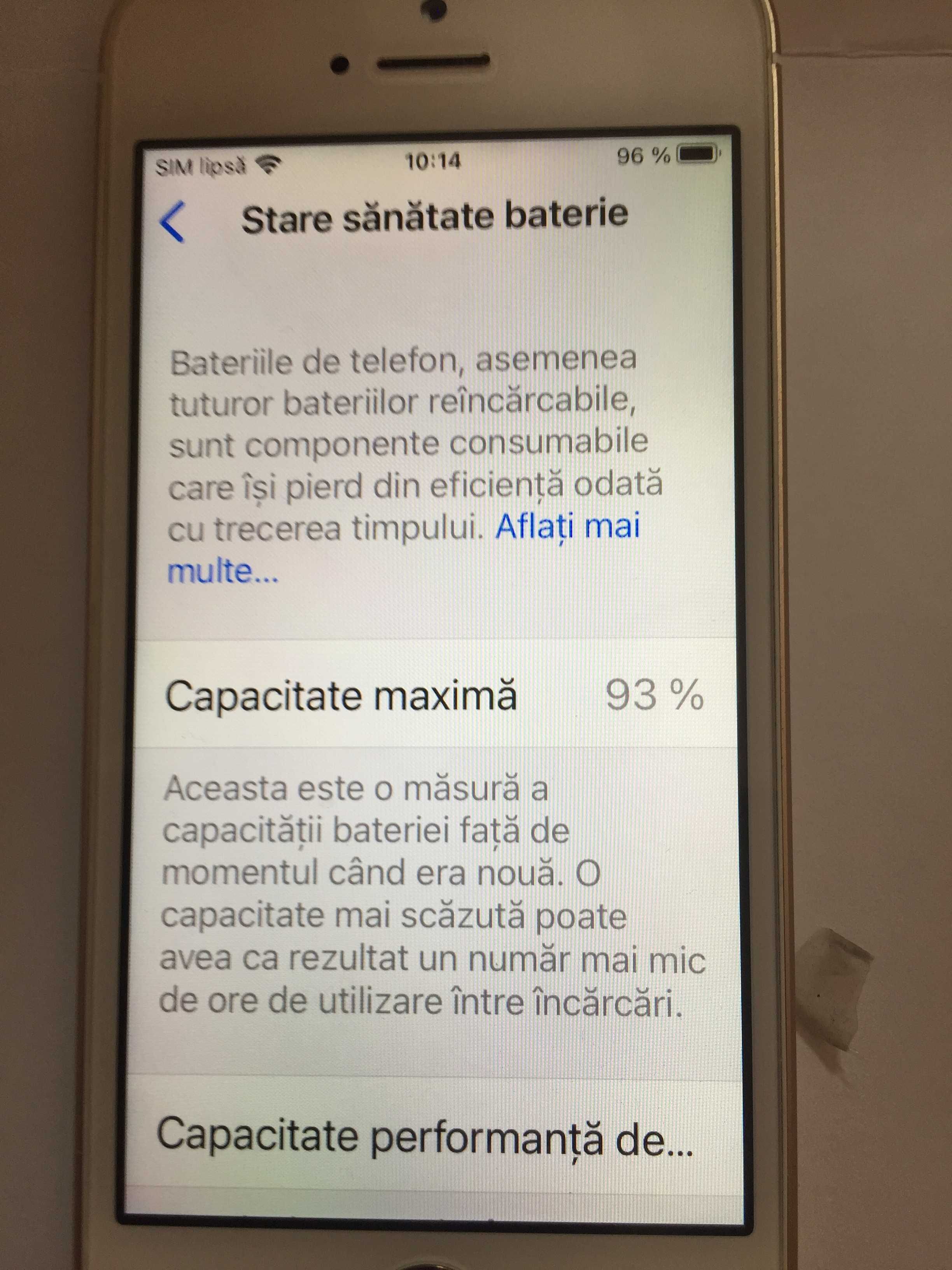Iphone SE gold full box