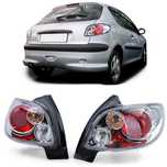 Стопове Пежо 206 Кристални светли Хромирани Peugeot 206 Хеч Хечбек