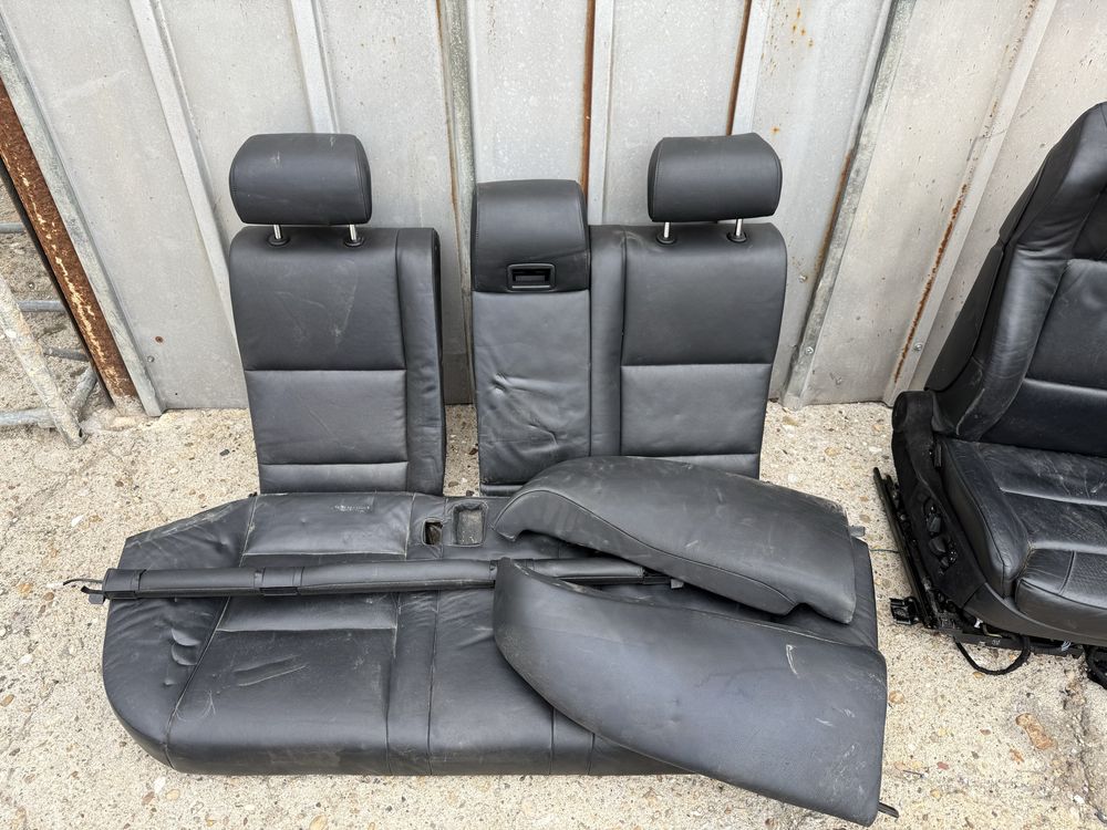 BMW E60 – Nappa кожа, падащи задни седалки, подгрев, змийска шевица