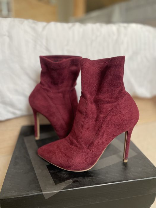 Botine vișinii mărimea 36