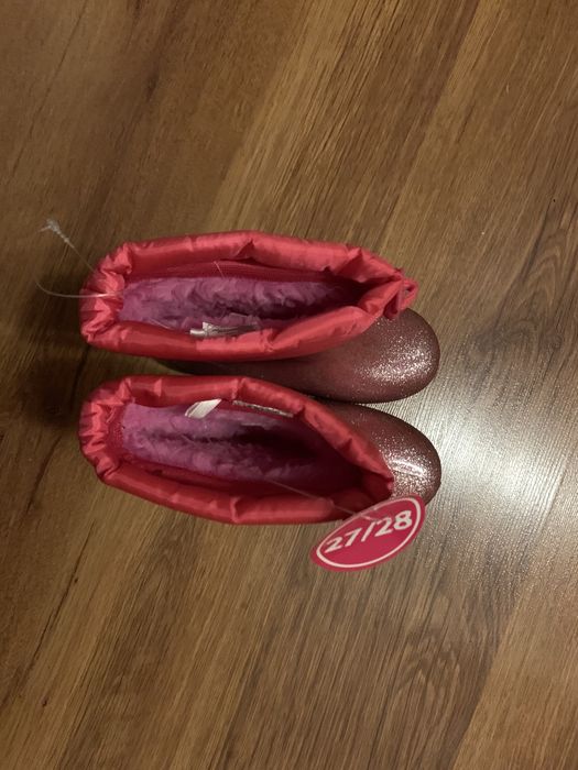 Cizme cauciuc imblanite noi 27/28 LC Waikiki