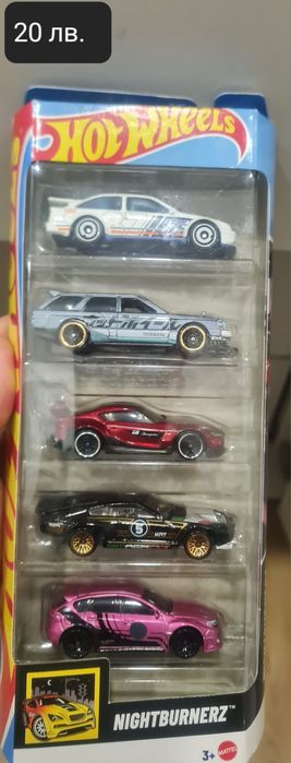 Hot wheels - Сет 5 броя