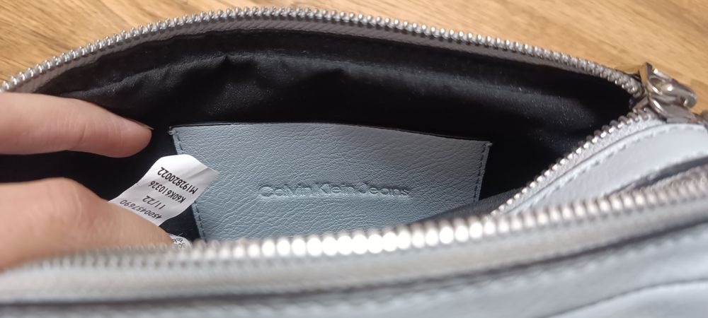 Чанта за през рамо Calvin Klein светло синя