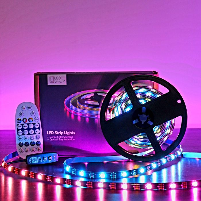 Kit Banda LED Adresabila Smart 60led 12W/M IP65 Bluetooth Dream WS2812