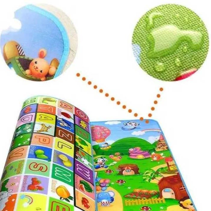 Covor De Joaca Copii Termoizolant Doua Fete 180 X 200 Cm