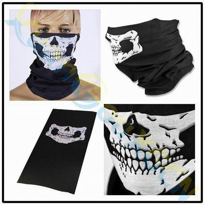 Masca Schelet , Skull Face Bandana Cagula Schelet masca ski moto bike