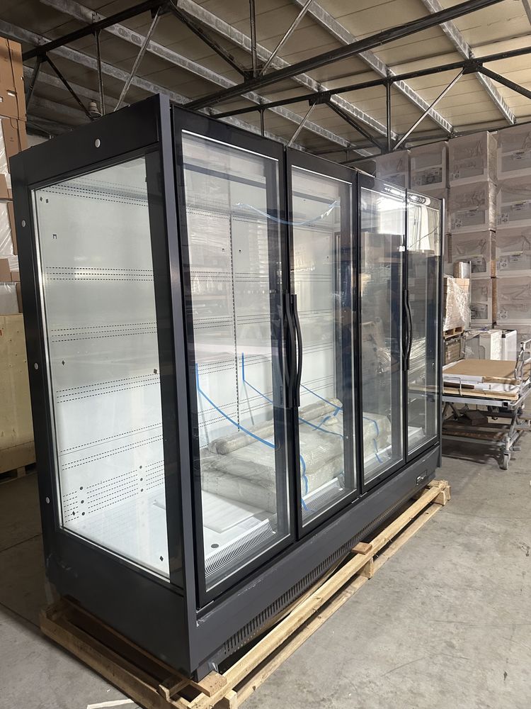 Vitrina verticala refrigerare GAEAECO / 2.5m lungime / Agregat exrern