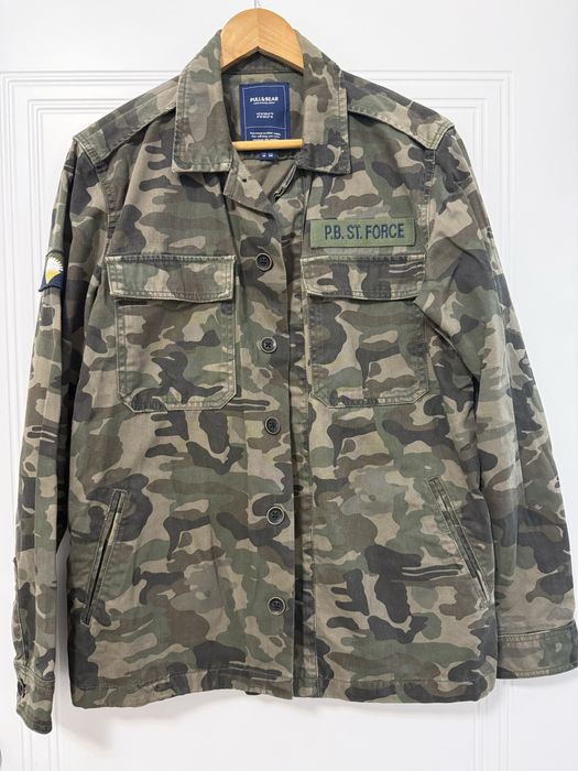 Jacheta Camo Pull and Bear pentru barbati S