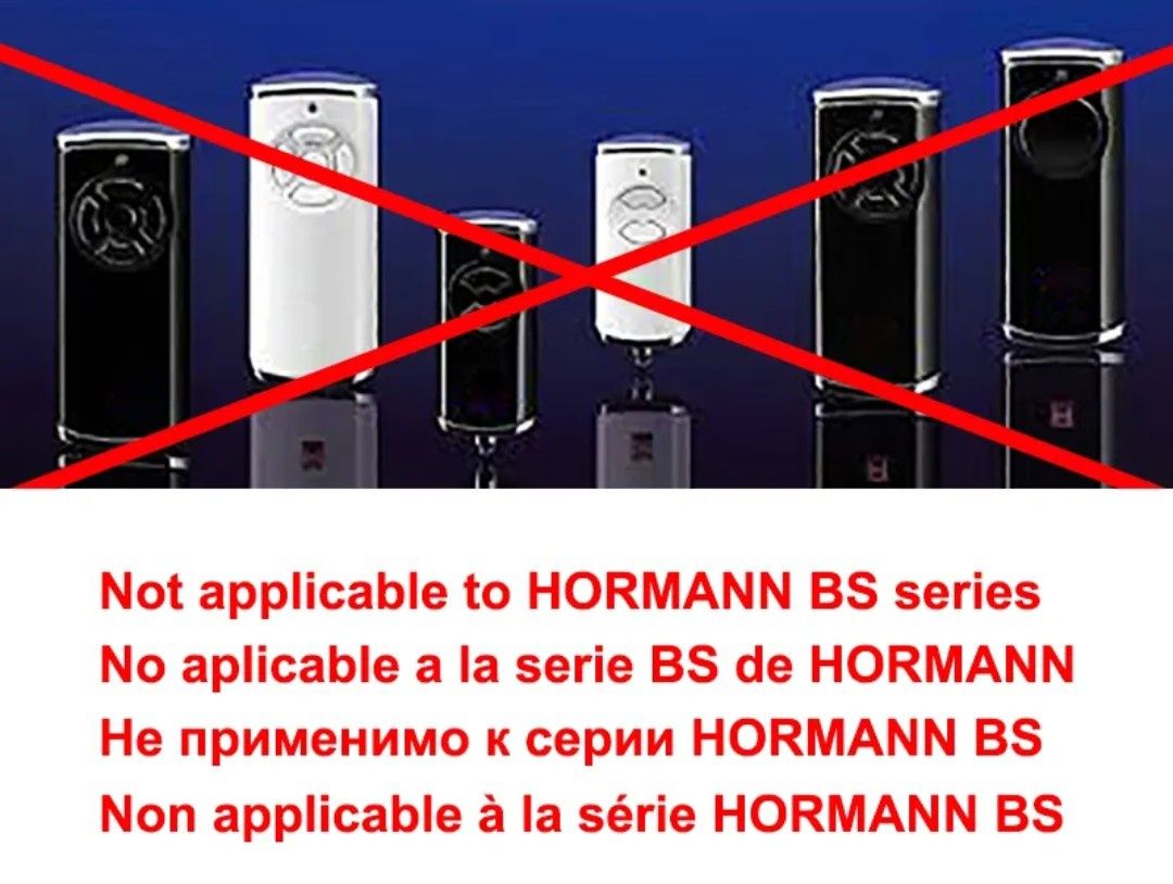 Дистанционно Управление за HORMANN HSM2 HSM4 HSE2 HSE4 HS1 HS2 HS4 HSZ