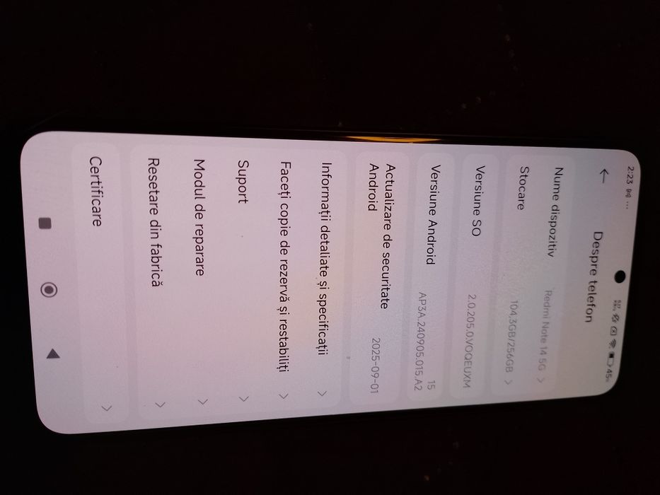 Vand redmi 14 5G aproape nou