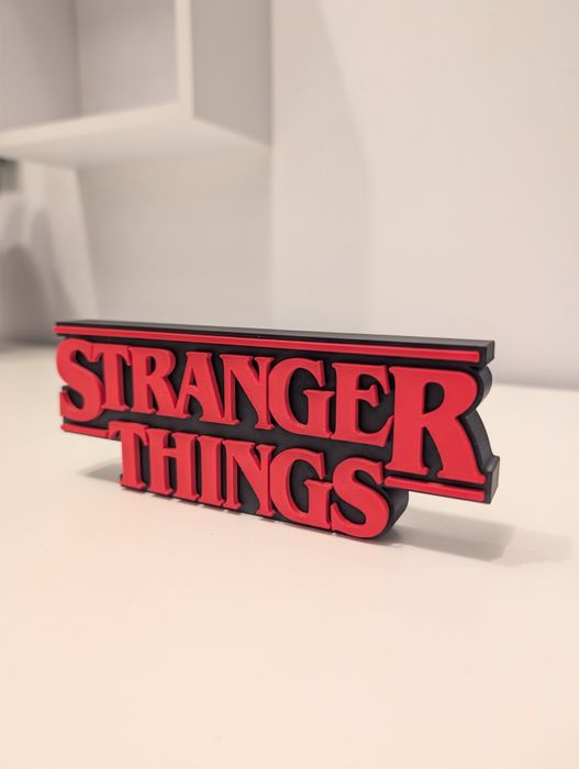 Stranger things - Decor pentru raft printat 3D