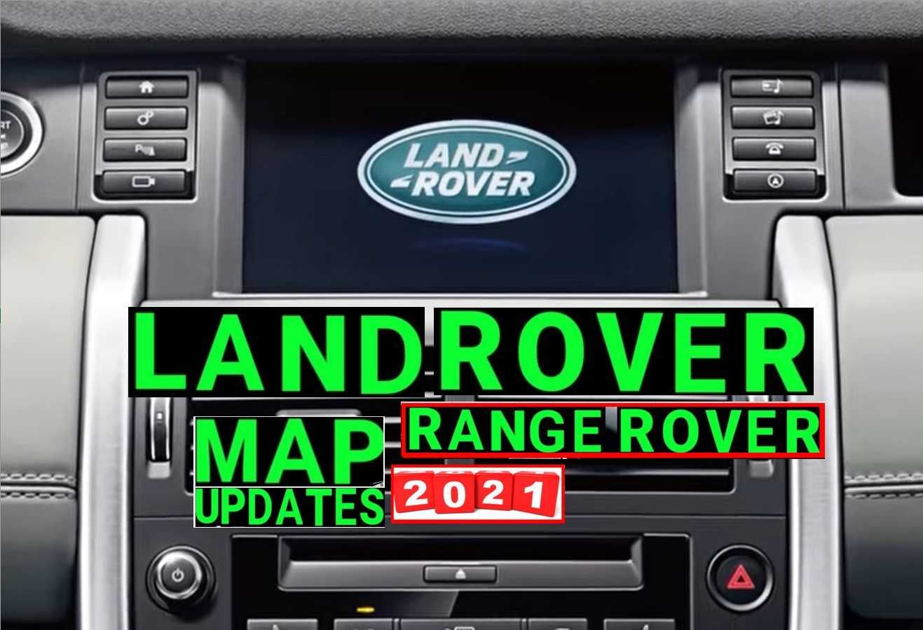 Актуализация картa Европа Range LandRover Jaguar Incontrol Touch Ягуар