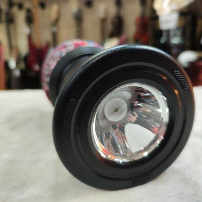 Boxa Portabila Bluetooth Solara cu Radio FM, Lanterna LED, Darbuka