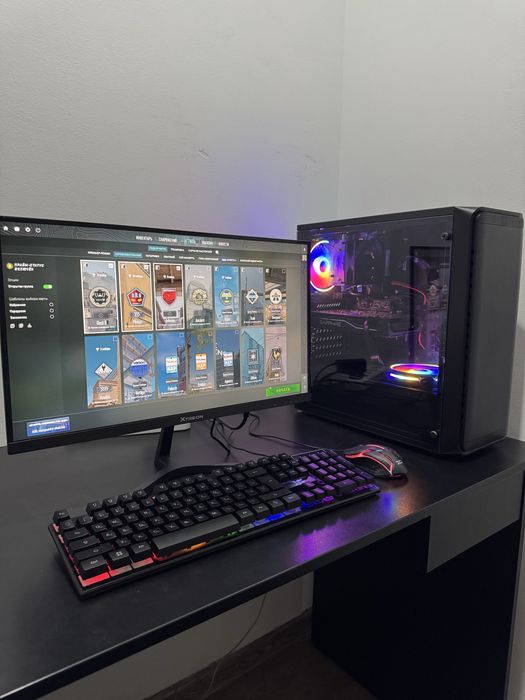 Игровой компьютер полный комплект RX570  i5-7500