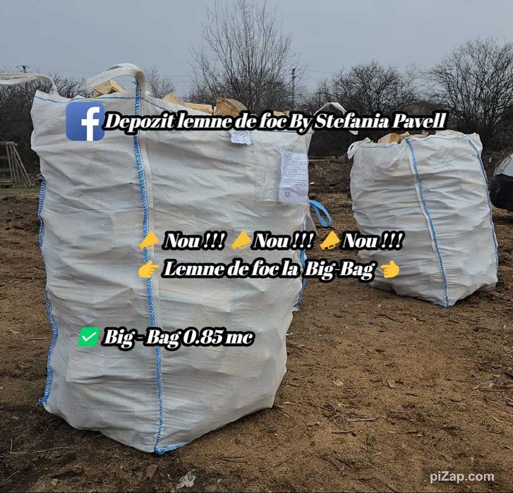 Lemne de foc fag ambalat Big-Bag