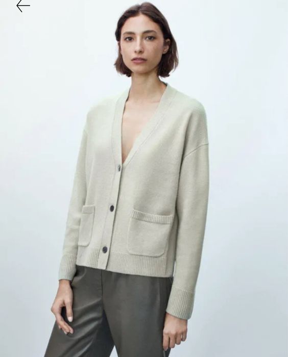 Cardigan lana- casmir Massimo Dutti marime L