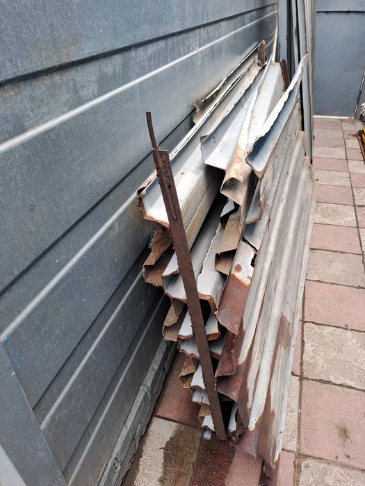 профлист со старого забора
