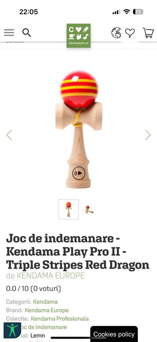 Kendama krom europe