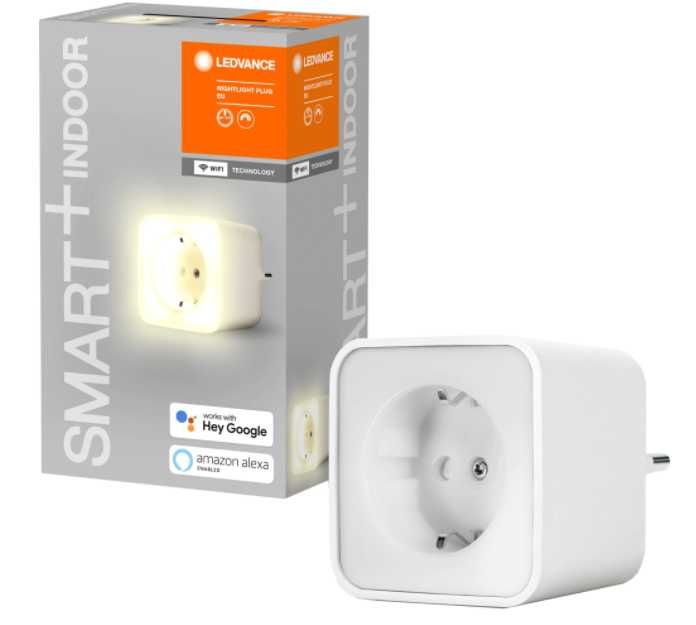 Vand Priza Ledvance Smart+ Wi-Fi cu lumina de noapte,16A,3680W