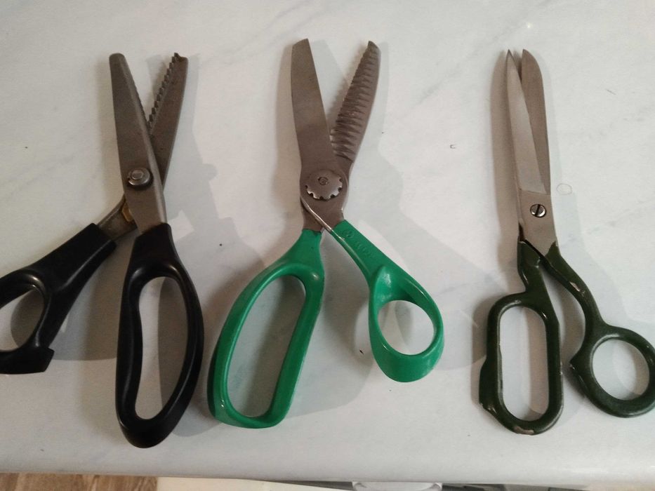 Ножницы зигзаг Гигант и портняжные для ткани