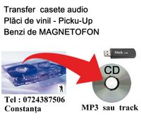 Transfer casete AUDIO de casetofon pe Stick in mp3. Vinyl-Pick-up/Mag