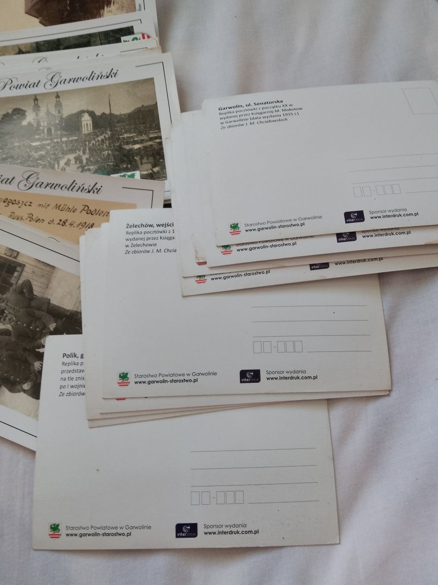 Cărți poștale vechi din Polonia ne scrise pe verso