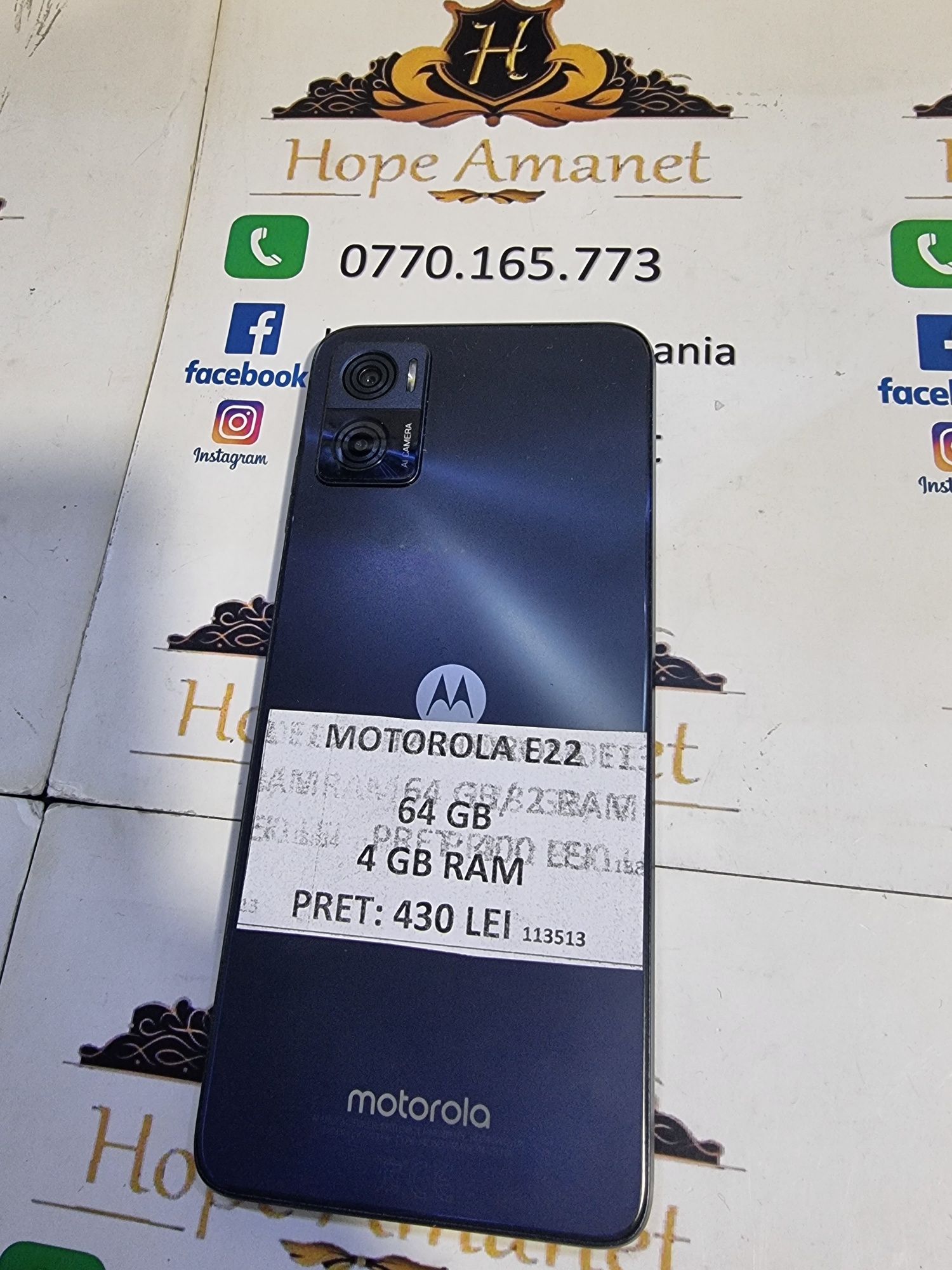 Hope Amanet P6 Motorola E22