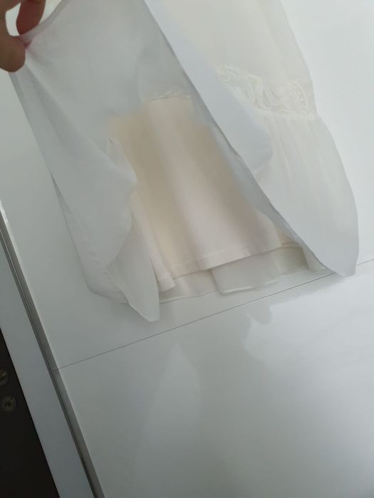 Rochie de zi, alba, marime 36