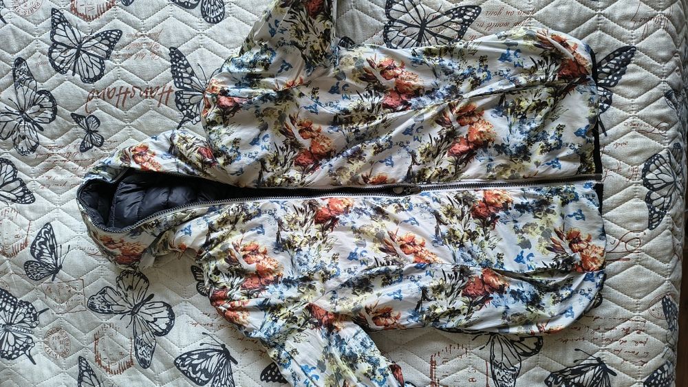 Тънко шушлеково яке с две лица