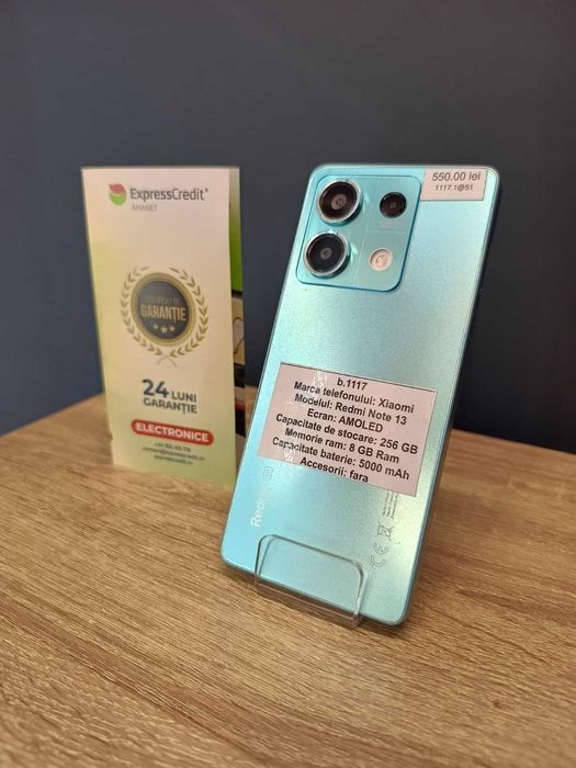 (AG51) Xiaomi Redmi Note 13 b1117 - Garantie 2 ani!