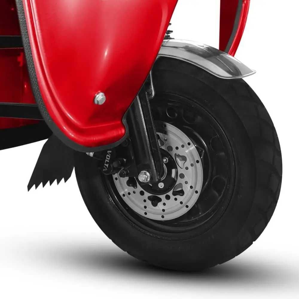 Triciclu Electric rosu Hercules, motor 3900W, 72V, 60Ah, Fără Permis